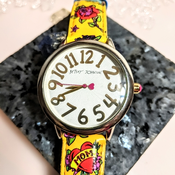 Rare Vintage (1990) Betsey Johnson x Mark Mahoney Collaboration Watch - Picture 2 of 7